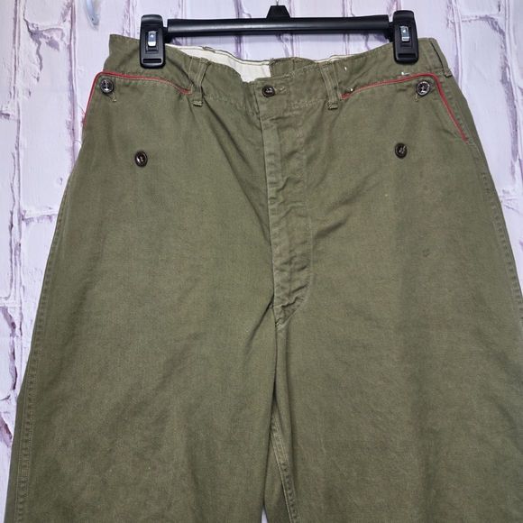 Vintage 1950's Boy‎ Scouts Of America Sanforized Uniform Green Shirt Pants Hat - Picture 10 of 15